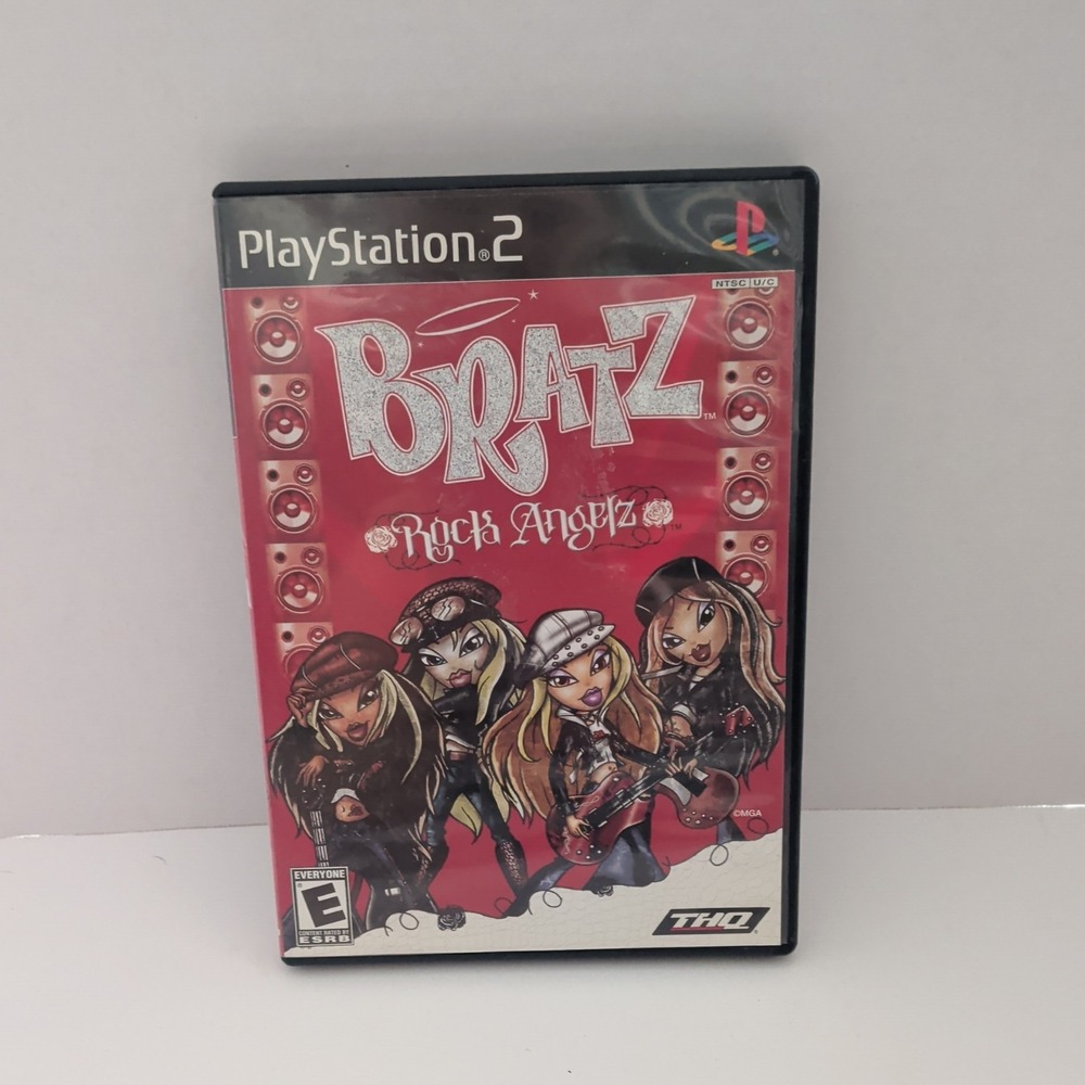 Bratz Rock Angelz Sony PlayStation 2 PS2 Game THQ NTSC U/C 2005